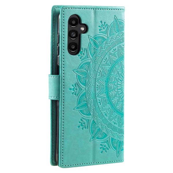 Til Samsung Galaxy A57 5G MTK Totem pungcover Green