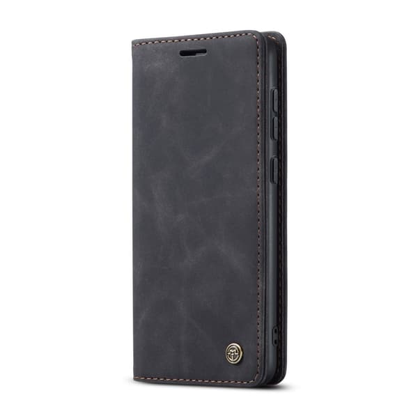 CASEME Retro Lompakkokotelo Samsung Galaxy S25+ (S25 Plus) Black