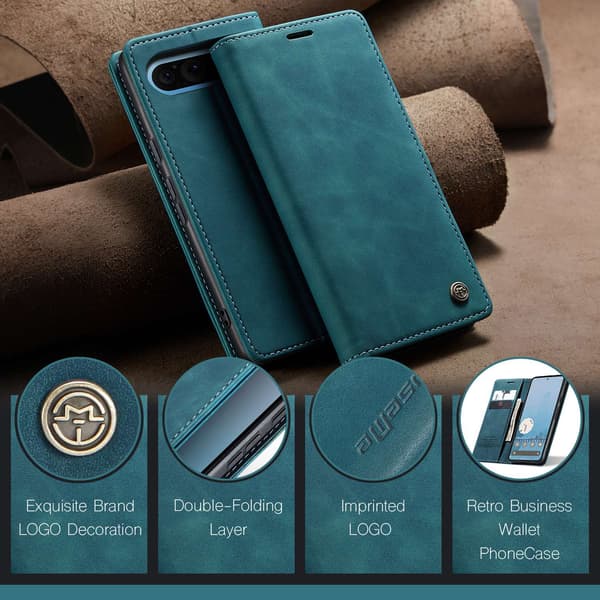 CASEME Til Google Pixel 10 Pro XL Etui Stativ Telefon Cover Green