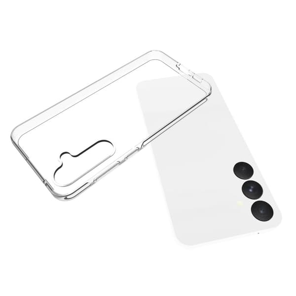 Samsung Galaxy A55 Case TPU Cover Bagside Transparent