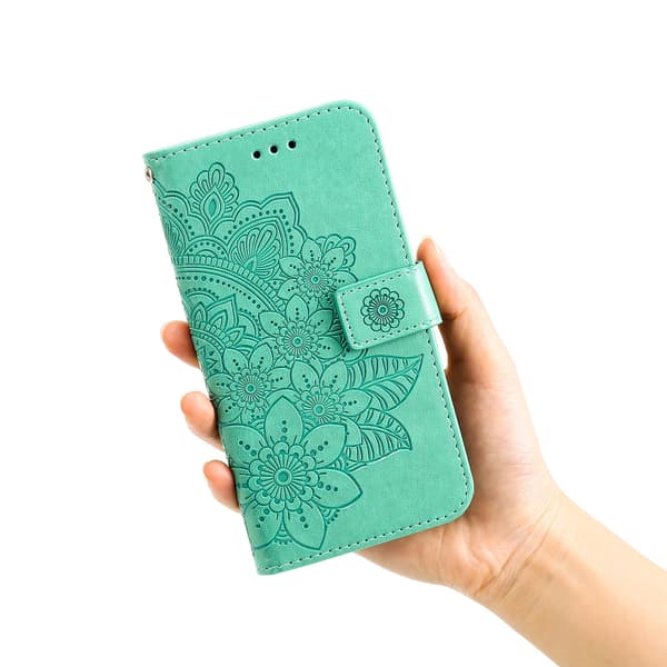 Til Xiaomi 17T Lommebokdeksel Mandala Green