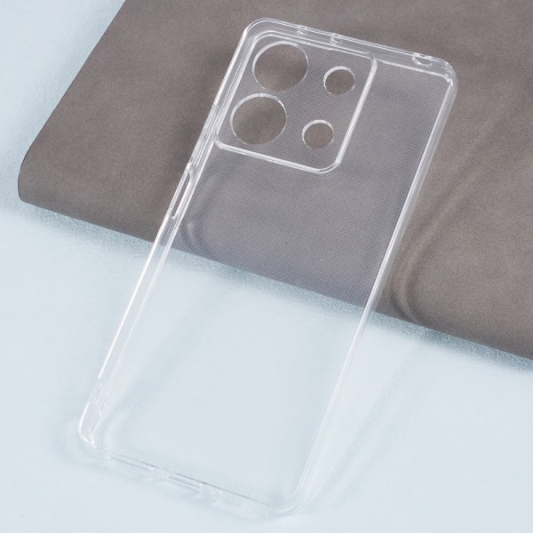 För Xiaomi Redmi Note 13 Fodral TPU Skal Baksida Transparent