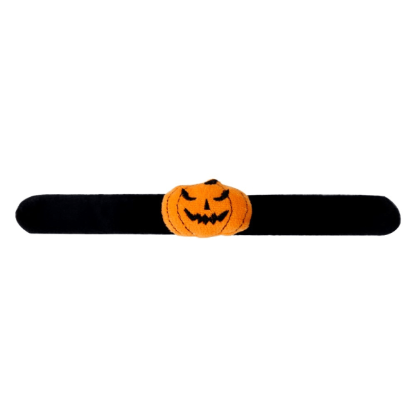 Halloween Slap Band Armband för Party Fest Maskerad - Pumpa Svart