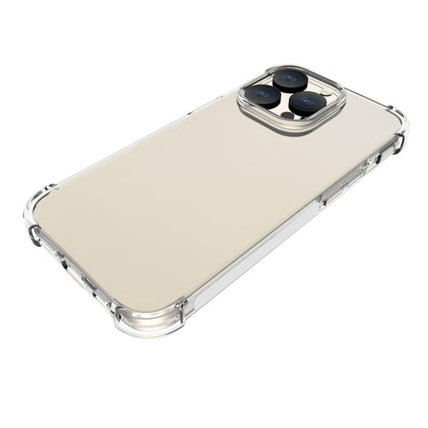 Til iPhone 15 Pro TPU+Akryl Anti - Drop Telefontaske Transparent