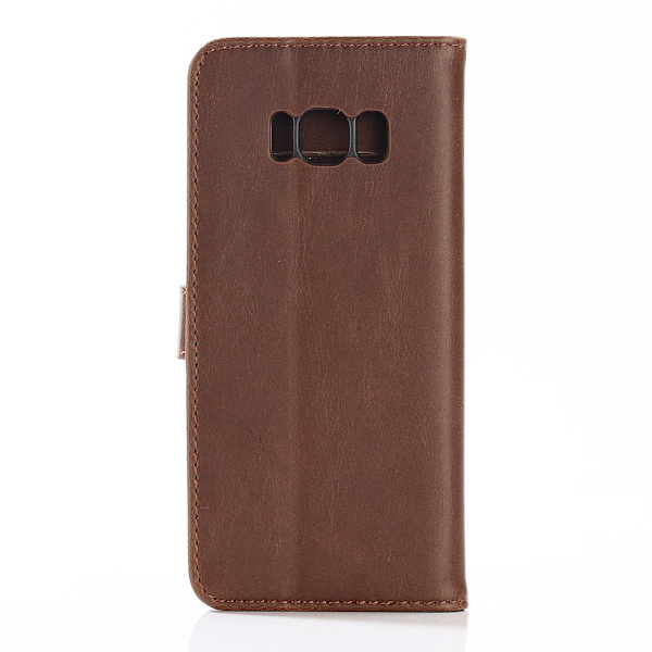 Samsung Galaxy S8 Plus Stilrent plånboksfodral MörkBrun Brown