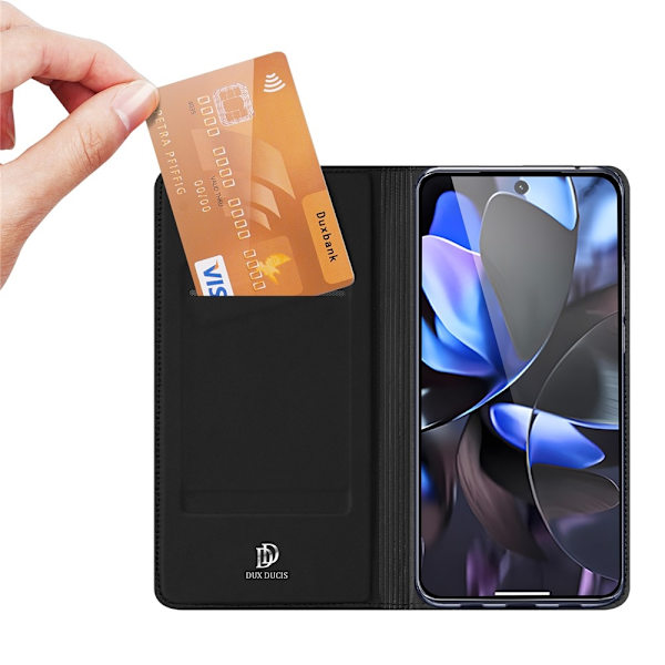Til Google Pixel 10 Pro / Google Pixel 10 Etui DUX DUCIS Skin Pro Series Stativcover - Sort Black
