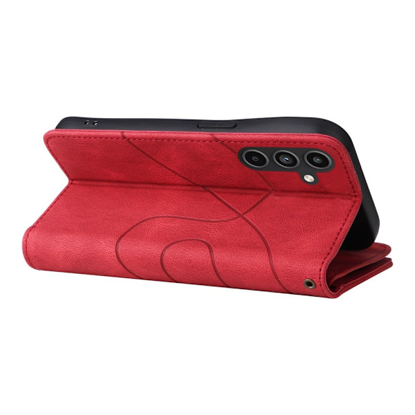 KT Multifunksjons Serie-5 For Samsung Galaxy A15 Telefonveske Red