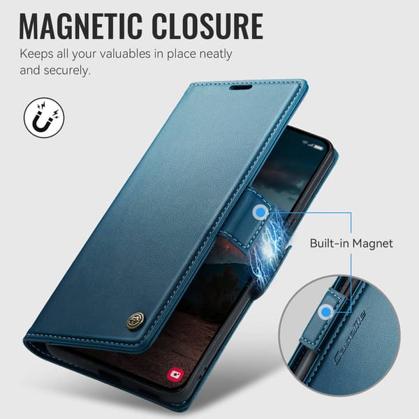 CASEME Xiaomi 17T Lompakkokotelo Blue