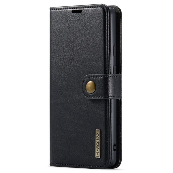 DG.MING for Google Pixel 6a Avtakbart 2-i-1 Lommebokdeksel Black