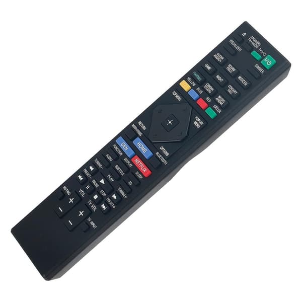 Fjernkontrollerstatning for RM-ADP118 for Sony hjemmekinospiller Black