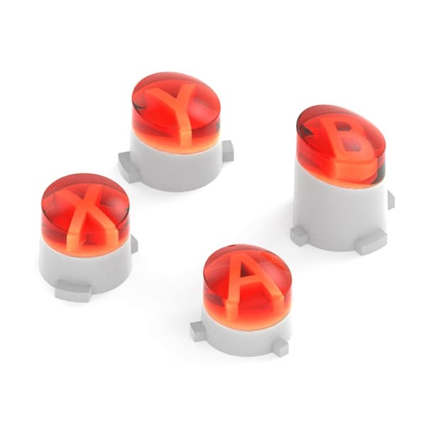 Til Xbox One S One Elite Controller ABXY erstatningsknapper - Orange Orange
