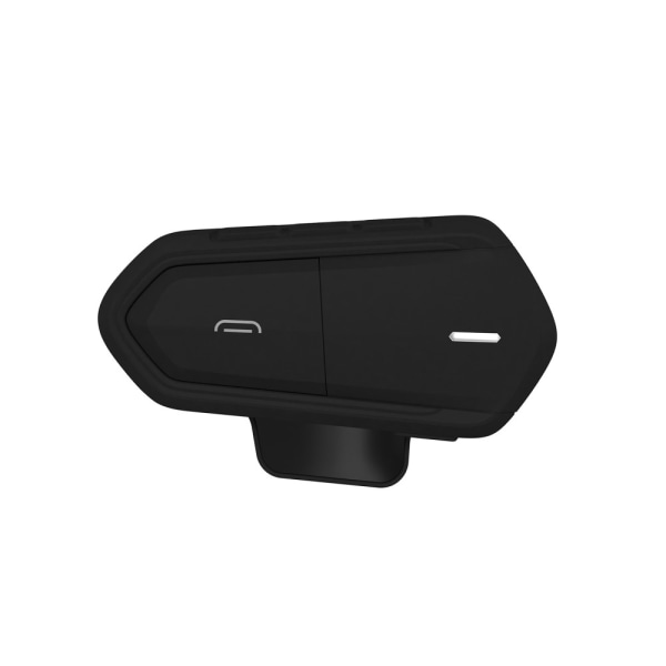 BE6 MC Motorcykel Skidhjälm Bluetooth Intercom Trådlös - Svart Svart