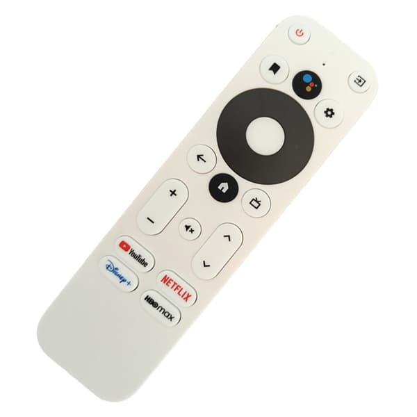 Fjärrkontroll Ersättning för Onn Android TV 4K UHD Box Voice Remote Vit