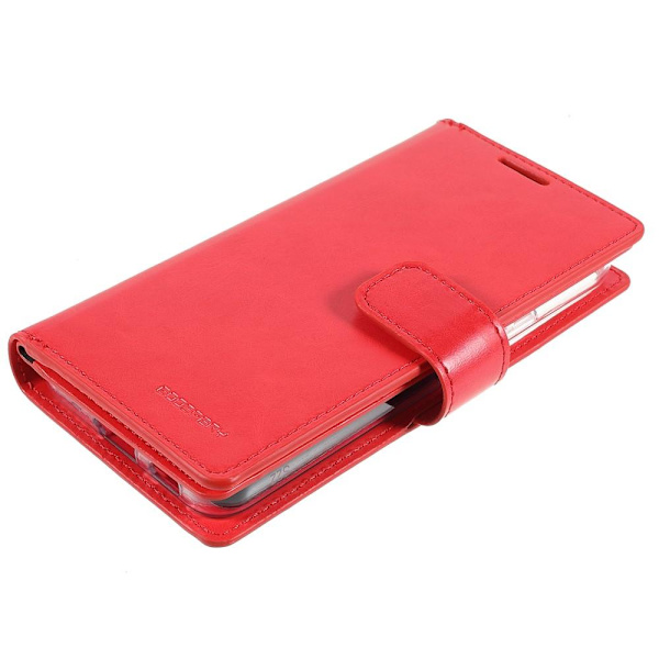 Samsung Galaxy S22 MERCURY GOOSPERY Mansoor Lompakkokotelo - Punainen Red