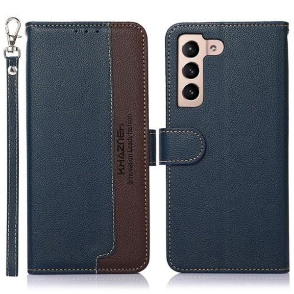 KHAZNEH Telefondeksel til Samsung Galaxy S23 - Blå/Brun Blue