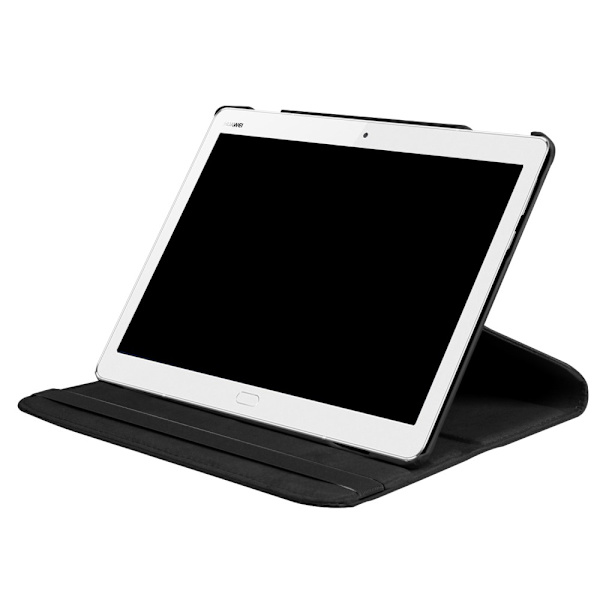 Rotations 360 Fodral Till Huawei MediaPad M3 Lite 10" - Svart Svart