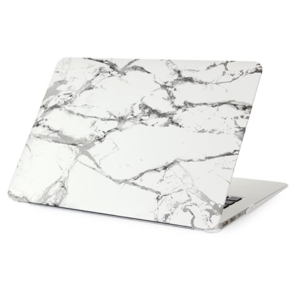 Cover til MacBook Air 13" (2012) Marmor - Grå / Hvid White