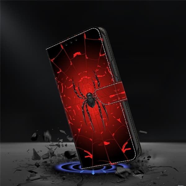 Til Google Pixel 10 Pro XL Pung Cover Mønsterprint PU-læder Flip Stand Mobilcover Multicolor