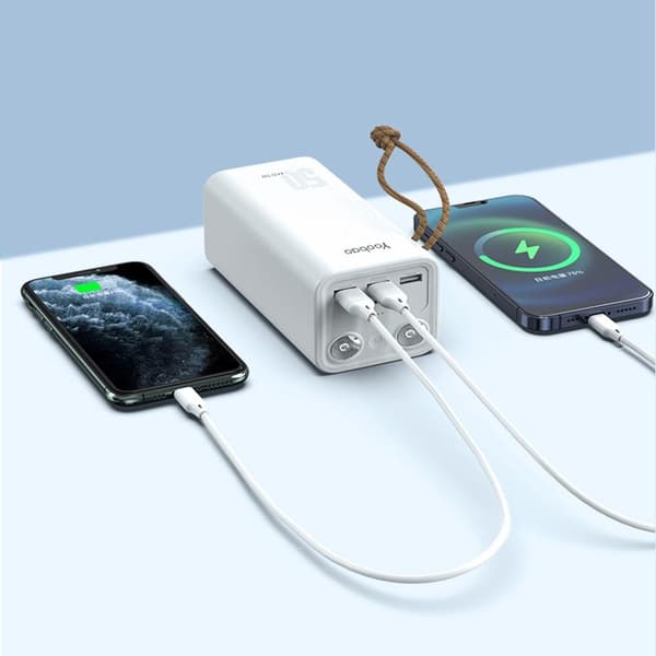 YOOBAO 50000mAh Powerbank SCP22.5W+PD20W Super Rask Lader Black