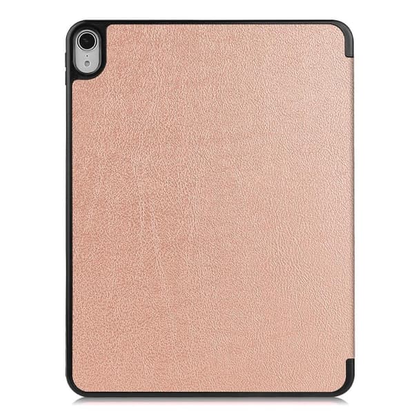 Apple iPad Air (2020) Trifoldet Stand Tablet - Taske - Rødguld Gold