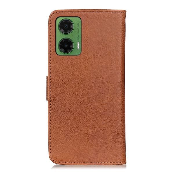 KHAZNEH Motorola Moto G35 Plånboksfodral - Brun Brun