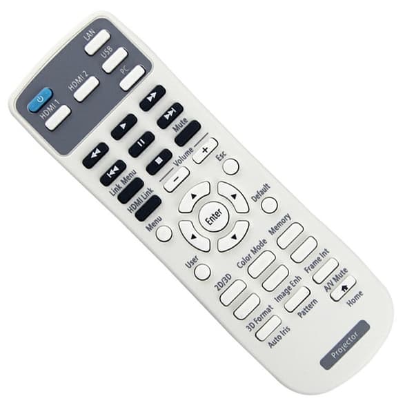 Fjernkontroll Erstatning CH-TW5300 for Epson-projektor White