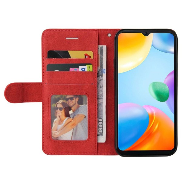 KT Plånboksfodral till Xiaomi Redmi 10C - Röd Röd