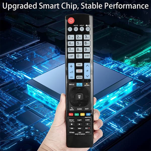 TV fjernkontroll Erstatning for AKB73756502 For LG TV Black