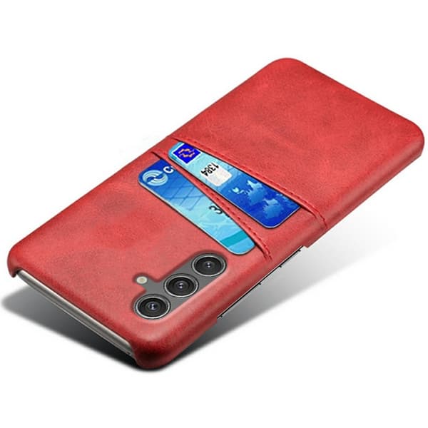 Til Samsung Galaxy S25 Deksel med 2 Spor Red