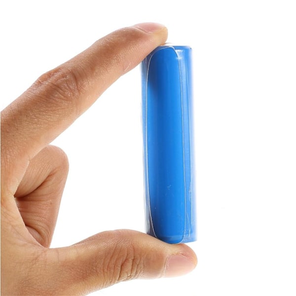 2stk 18650 oppladbart batteri 2200mAh 3.7V Blue