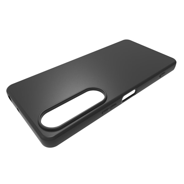 För Sony Xperia 1 VII Skal Matt Finish Mjukt TPU Skyddsfodral Svart