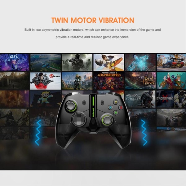Gamepad Joystick Langaton peliohjain Xbox One -tietokoneelle Windows Black