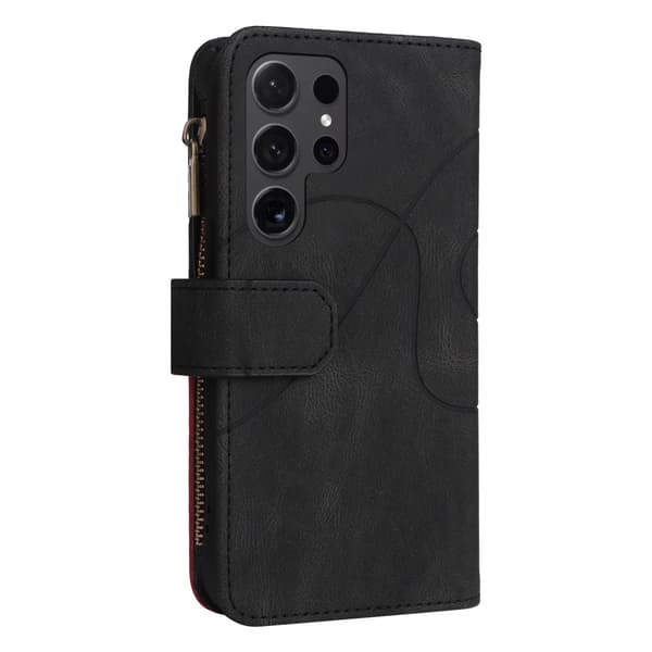 KT multifunktions - serie - 5 til Samsung Galaxy S24 Ultra telefonetui Black