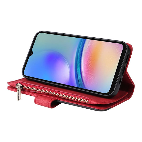 KT Multifunksjons Serie-5 Telefonveske for Samsung Galaxy A05s Red