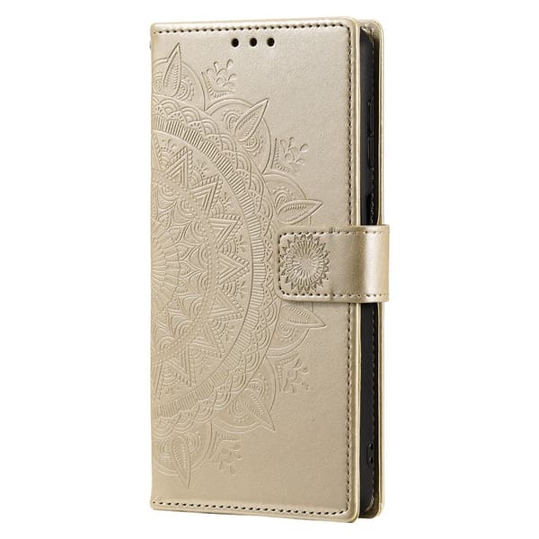 Til Samsung Galaxy A57 5G MTK Totem pungcover Gold