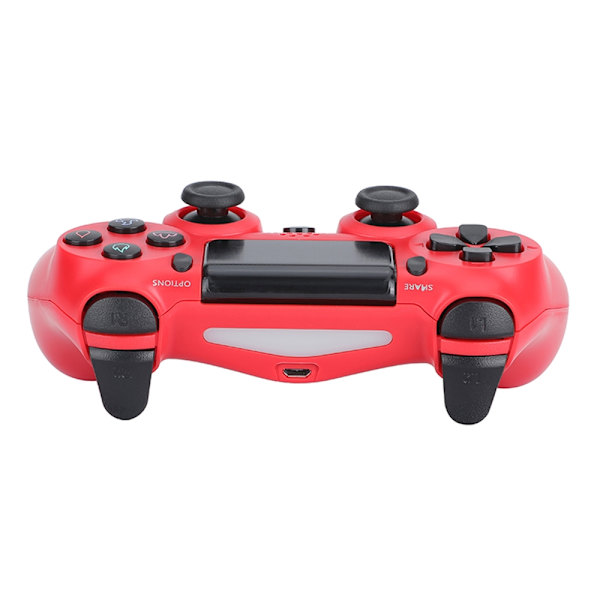Trådløs spillkontroller for Sony PS4 Bluetooth-gamepad med vibrasjon - Rød Red
