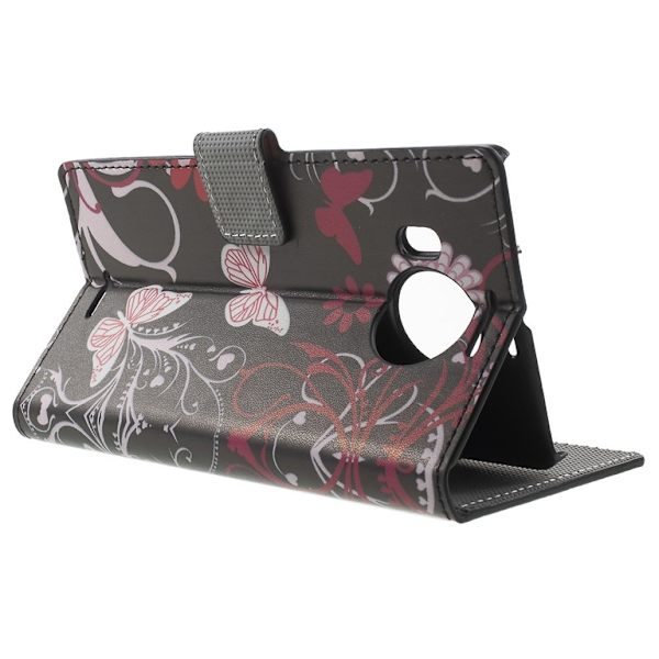 Microsoft Lumia 950 XL Lommebokveske Butterflies Black