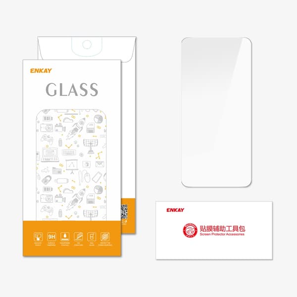 ENKAY Skärmskydd för Nothing Phone (3a) Lite 5G ENKAY aluminiumkiselglas Transparent