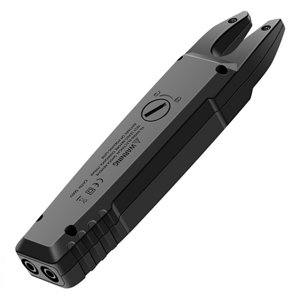 U-formad digital multimeter DC / AC Spänning Strömresistans kondensatortestare Svart