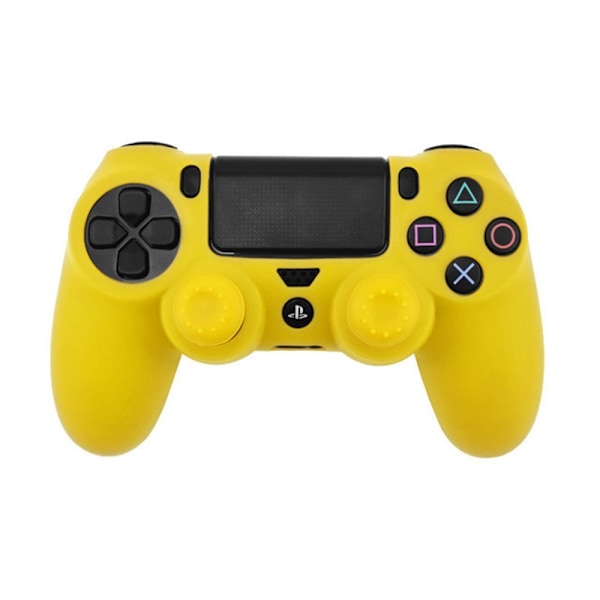 Case for Sony PlayStation 4 Pro Slim PS4 Anti-Slip Silicone Skin Cover - Yellow Yellow