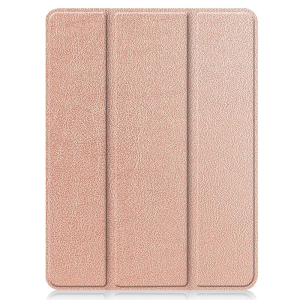 iPad 12.9" Pro 2021 kolmitaitettava tabletin kotelo - ruusukulta Pink gold