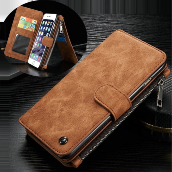CASEME iPhone 6 / 6s Plus Retro läder plånboks c4ac | Fyndiq