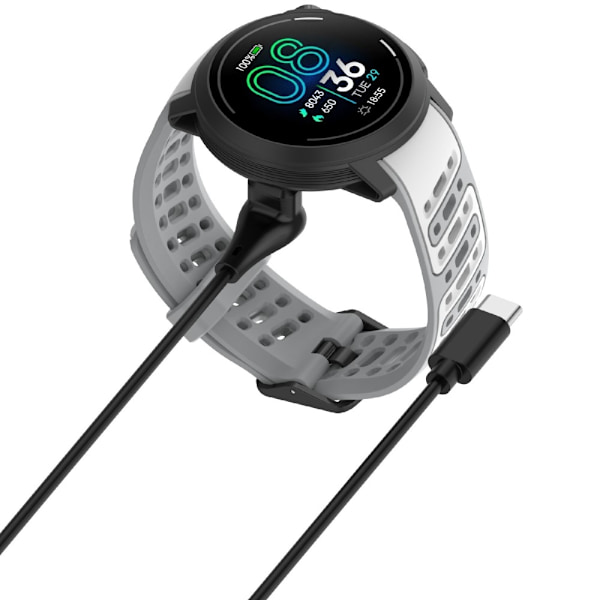 For Coros Pace Pro Smartwatch Ladekabel 1m USB-C Lader Black