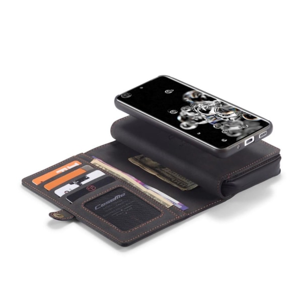 CASEME Samsung Galaxy S20 Plus Retro läder plånboksfodral - Grå grå