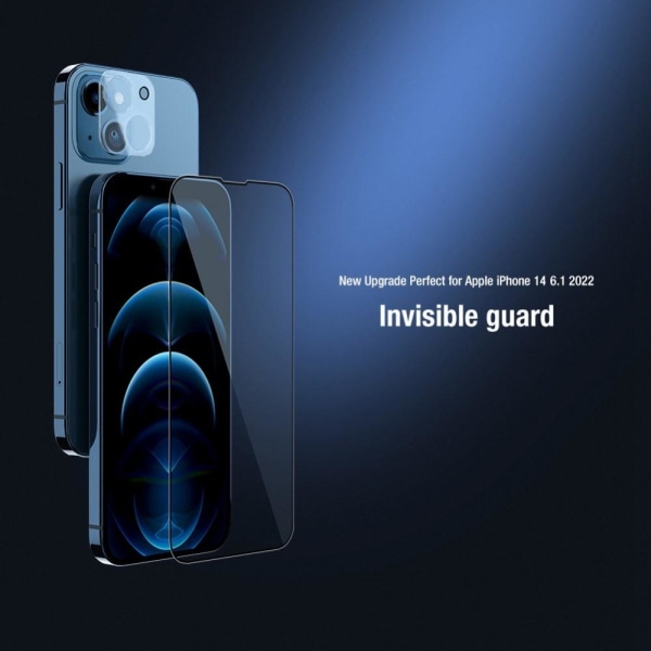 iPhone 14 Plus NILLKIN 2 i 1 Härdat glas + Kamera-Skärmskydd Transparent
