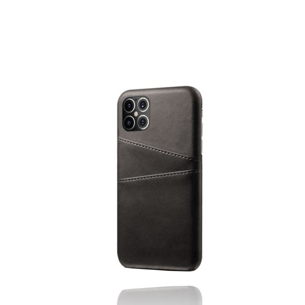 KSQ- case korttipaikalla iPhone 12 Pro Maxille Black