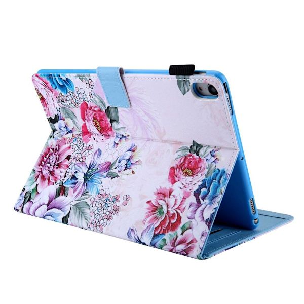 Til iPad 10.9 (2022) Tabletetui Cover Foldbart stativ - Peony Red