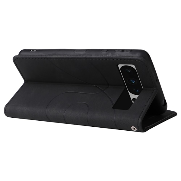 Til Google Pixel 8 Pro KT-serie-1 dobbeltfarve etui Black