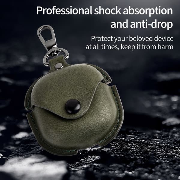 Samsung Galaxy Buds4 / Buds4 Pro PU + PC suojakuori Green