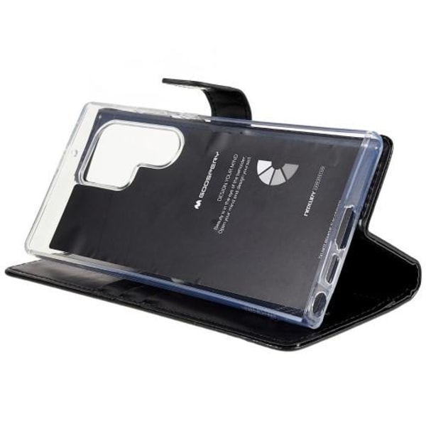 MERCURY GOOSPERY Blå Måne Etui Samsung Galaxy S23 Ultra - Sort Black